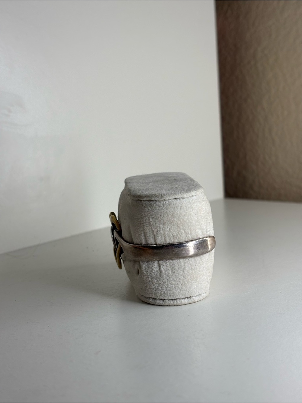 Vintage Mexico Sterling Silver 925 & Brass Interlocking Heart Cuff Bracelets - Picture 4 of 10